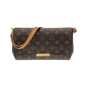 Louis Vuitton Monogram Favorite PM Shoulder Bag Marron
